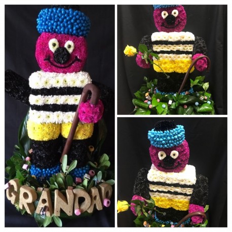 Bertie Bassett 3D Funeral Flower Tribute