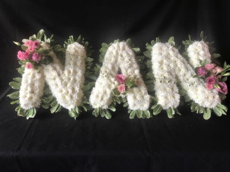 NAN Floral Letters Tribute