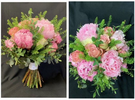 Bridal Bouquet peony and roses