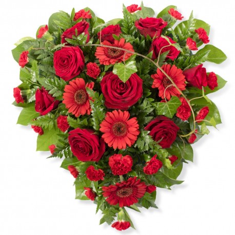 Heart Shaped Funeral Tribute