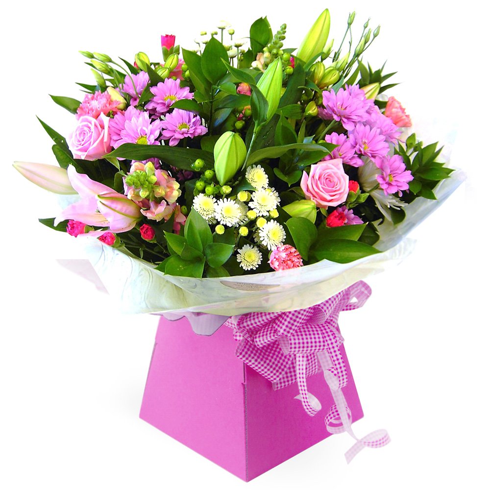 Ashleigh (Hand tied bouquet in water)