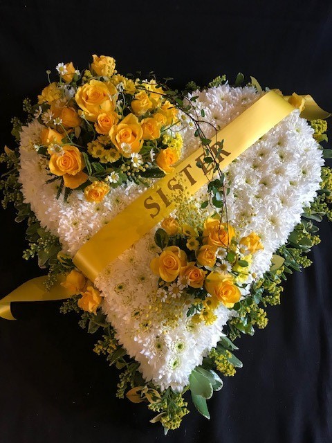 Very pretty funeral heart
